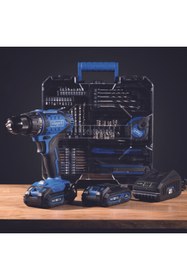 Resim Scheppach 74 Parça Akülü Vidalama Seti -Ödüllü Alman Teknolojisi 