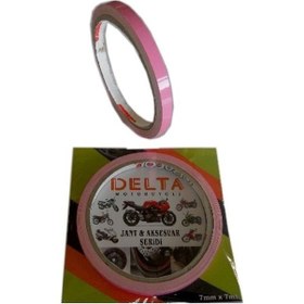 Resim Pembe 7cm X 7 M Opak 1 Set Jant Şeridi 