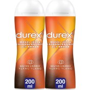 Resim Durex Hassas ve Masaj Jeli 200 ml x 2 – Aromasız, Cilt Dostu, Uzun Etkili Kayganlaştırıcı Jel (2'li Paket) 