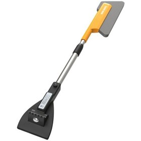 Resim Araba Kar Temizleme Küreği Çok Amaçlı Kar Süpürgesi Eva Uzatılabilir Ve Döndürülebilir Kar Fırçası Buz Kazıyıcı Kar Temizleme Aracı 