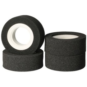 Resim Ax-3021r 2.2 İnç Çift Katmanlı Sünger Lastik İçliği, Scx10 90046 Trx4 Trx6 İçin 4'lü Set, Siyah 