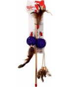 Resim Natura PTC-028 40 CM Üç Uçlu Doğal Kedi Oltası 