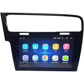 Resim Volkswagen Golf 7 Siyah 2013-2021 10 inç 8-64 GB PRO Android Carplay Multimedya 