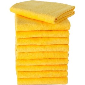 Resim 10 Adet Mutfak Havlusu El Yüz Havlusu Sarı 