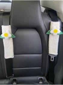 Resim merdümek 1 adet Teddy yumuşak emniyet kemeri aksesuarı - yumuşak omuz koruyucu - emniyet kemeri kılıfı 
