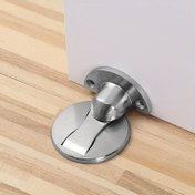 Resim 1 adet Şık Metal Manyetik Kapı Durdurucu - Matkap Gerektirmez, Çift Fonksiyonlu, 5.5mm-9mm Kapı Boşlukları için Güçlü Mıknatıs, Ofis & Ev Yenilemeleri için İdeal 