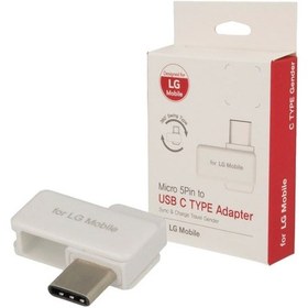 Resim Lg Mıcro Usb To Type-C Çeviriçi Başlık Adaptör Beyaz 