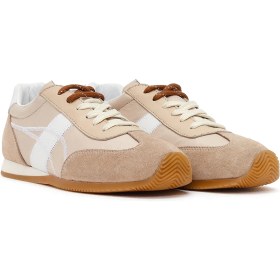 Resim Derimod Kadın Bej Bağcıklı Deri Sneaker 26PFD220914 