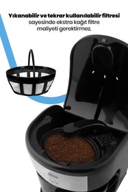Resim GoldMaster Coffee Smart In-6300 Filtre Kahve Makinası 