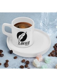 Resim Bk Gift Kişiye Özel Sunum Tabaklı Avukat Tasarımlı Kahve Fincanı-11, Sevgiliye Hediye, Arkadaşa Hediye, Avukata Hediye Kobitmeyen137775 Bk Gift 