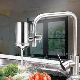 Resim NY Home Mak Supply Mutfak Musluk Su Filtresi, Su Arıtma Cihazı Kloru ve Koku Azaltır 