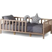 Resim Köşk Mobilya Montessori Yatak Ahşap Yatak Çatısız Model 90x190 
