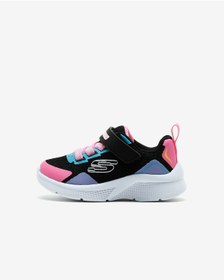 Resim Microspec - Bright Retros Küçük Kız Çocuk Siyah Spor Ayakkabı Skechers