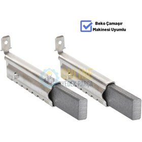 Resim Beko Uyumlu Çamaşır Makinesi Motor Kömürü (2 Adet) - 394804808 