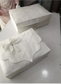 Resim Çeyiz Seti Üç Parça Ekru 