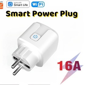 Resim Wifi Akıllı Priz 16a Smart Life,google Asistan,alexa 