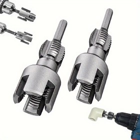 Resim Entegre İç ve Dış Konu Matkap Ucu - 2025 Yeni Tasarım, 1/2", 3/4" ve 1" Boruların Hassas Kesimi İçin - Ergonomik Tutuşlu Dayanıklı Metal Yapı ile Hassas Kesim Matkapları, Şık Metalik Kaplama, Güçlü Yapı 