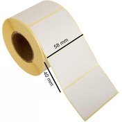 Resim BK Etiket X5 Tech 40X58 Termal Barkod Etiketi Terazi Etiketi 500'lü 