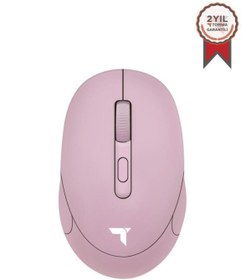 Resim Torima TM-17 Pembe Çift Modlu Sessiz Kablosuz Mouse Fare 