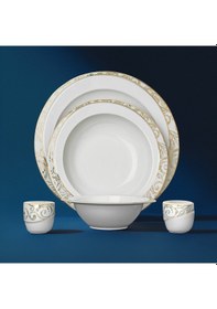 Resim Nehir Carla Pearl 28 Parça Porselen Yemek Takımı 