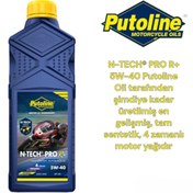 Resim PUTOLINE N-TECH PRO R+ 5W-40 Motosiklet Yağı 