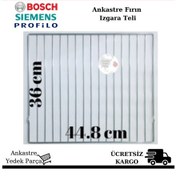 Resim Bosch Siemens Uyumlu Profilo Ankastre Fırın Tepsi Izgara Teli 44.8 X 36 - 464001393 