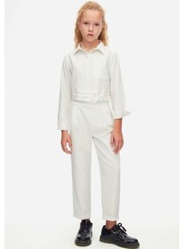 Resim Nk Kids Kız Çocuk Madison Pantolon 58306 Ekru-gri Ekru - Gri 