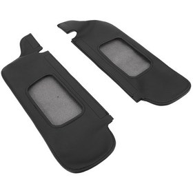 Resim Reedark Ford Mustang 1994-2004 İçin Gri Pu Deri Güneş Koruyucu Örtü 2 Adet - Kolay Kurulum, Kırılma Direnci Ve İç Dekorasyonu Zenginleştirir 