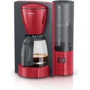Resim Bosch 1-2 L Filtre Kahve Makinesi Cam Plastik Filtre Kahve Makinele 