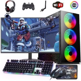 Resim I7 10700F 16GB 240GB SSD 1TB HDD 6GB GTX1660S 24" Monitörlü (Gaming SET) Rogame