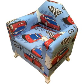 Resim LR Araba desenli çocuk koltuğu - tekli çocuk berjeri 