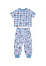 Resim Beniizle Kız Çocuk Pijama Takımı Mavi 