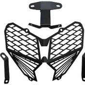 Resim Tvs Raıder 125 2023 - 2025 Uyumlu Far Koruma Demiri Siyah 