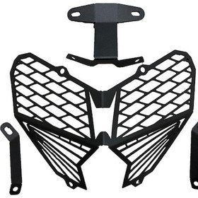 Resim Tvs Raıder 125 2023 - 2025 Uyumlu Far Koruma Demiri Siyah 