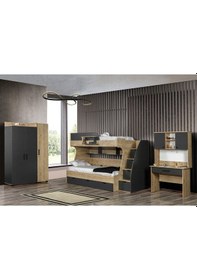 Resim Çenç Odası, Truva Ranza 3 Kapılı Dolap, Çalışma Masası 90 X 190 CM 