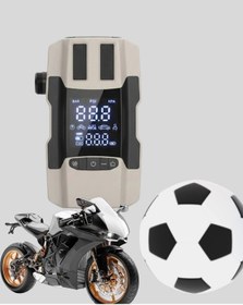 Resim Bfs Araç Hava Pompası Ve Akü Takviye Powerbank 12.000 Mah Çok Fonksiyonlu 