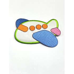 Resim Ütü Ile Yapışan Bebek Battaniye Aplikesi / Bebek ve Çocuk Aplikesi / Uçak Model 