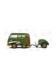 Resim Solido Volkswagen Kool Kombi 1950 Army Fighter 