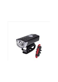 Resim Bisiklet Usb Şarjlı Ön Arka Far Stop Seti 