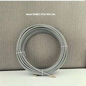 Resim Sunshine022 4mm 984inch Gri Fiberglass Kablo İtme Çekme Duvar Geçiş Kılavuzu 
