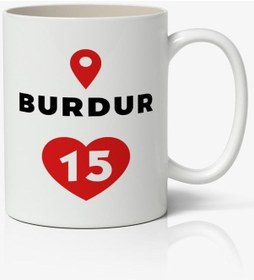 Resim Burdur Baskılı Kupa Bardak Baskılı Kahve Kupa Bardak 