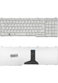 Resim Toshiba Uyumlu Satellite C660-1c7, C660-1c8, C660-1c9, C660-1cc Klavye Beyaz Tuş Takımı Tuş Seti Türkçe 
