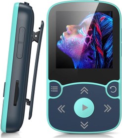 Resim AGPTEK 32GB Bluetooth 5.3 MP3 Çalar Klipsli, Renkli Ekranlı, FM Radyo ve Pedometreli 