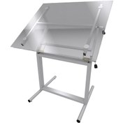 Resim 80x120 Cm Profesyonel Çizim Masası Ayaklı Camlı-pan912 