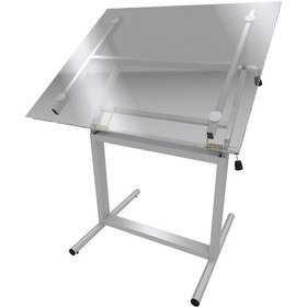 Resim 80x120 Cm Profesyonel Çizim Masası Ayaklı Camlı-pan912 