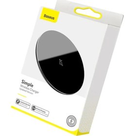 Resim Baseus WXJK-B01 Simple Wireless Kablosuz Şarj Cihazı Siyah 