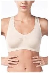 Resim Miss Fit Desteksiz Kapsız Crop Top Tarzı Kalın Askılı Sporcu Sütyen 1502 