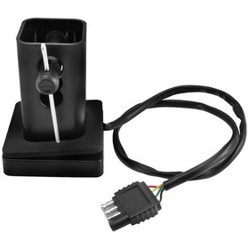 Resim İnç Römork Kamyon Bağlantısı Çekme Alıcısı Kapağı Dumanlı Mercek 15 Led 