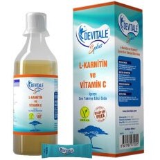 Resim Devitale S Plus L-Karnitin ve Vitamin C İçeren Sıvı Takviye Edici Gıda 500 ml 