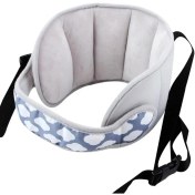 Resim Cdwishbest Gri Stil Bebek Çocuk Ayarlanabilir Araba Koltuğu Sabit Baş Desteği Yastık Boyun Güvenlik Koruma Pedi Kafalık Çocuk Seyahat Uyku Yastığı (Yurt Dışından) 